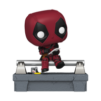 Funko Pop! Deluxe- “Marvel” Deadpool On Bridge (Deadpool: Legacy Collection) Bobblehead Vinyl Figure #1580
