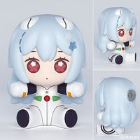 Good Smile Company- Huggy “Neon Genesis Evangelion” Rei Ayanami: (Long Hair Ver.) Sitting Chibi Figure [New/Sealed]

