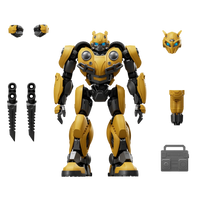 Blokees- “Transformers: Bumblebee” Bumblebee Champion Class (M Size) Poseable Action Figure Model Kit [New/Sealed]

