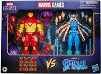Hasbro- Marvel Legends Series “Marvel Games” Iron Man VS Marvel’s Spiral 6” Poseable Action Figure 2-Pack [New/Sealed]

