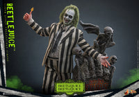 Hot Toys- “Beetlejuice Beetlejuice” Beetlejuice Hot Toys MMS767 1/6 Scale Collectible Figure [New/Sealed]

