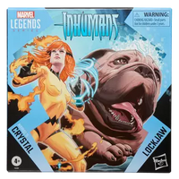 Hasbro- Marvel Legends “Inhumans” Marvel’s Crystal & Lockjaw 6” Poseable Action Figure 2-Pack [New/Sealed]
