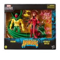 Hasbro- Marvel Legends “Avengers: Earth’s Mightiest Heroes” Vision & Scarlet Witch 6” Poseable Action Figure 2-Pack [New/Sealed]
