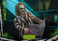 Hot Toys- “Beetlejuice Beetlejuice” Beetlejuice Hot Toys MMS767 1/6 Scale Collectible Figure [New/Sealed]
