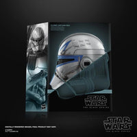 Hasbro- “Star Wars: The Black Series”  Clone Captain Rex Premium Electronic Helmet Prop Replica [New/Sealed]

