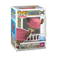 Funko Pop!- “One Piece” Tony Tony Chopper (Going Merry) (Flocked) [Entertainment Earth/Funko Shop Exclusive] Vinyl Figure #2332
