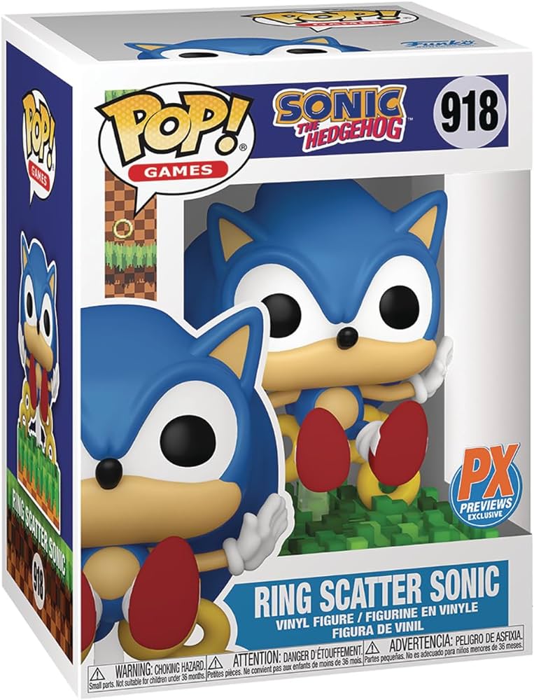 Funko Pop! Ring Scatter Sonic #918 “Sonic the Hedgehog”
