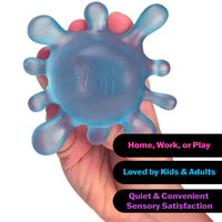 Needoh- 100% Authentic Needoh “Sploot Splat” Blue Sploot Splat Stress Relief/Fidget Toy [New/Sealed]
