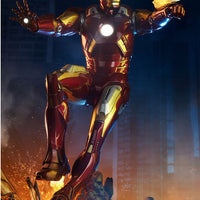 MAQUETTE BY SIDESHOW IRON MAN MARK VII LIGHT UP STATUE