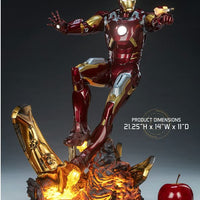 MAQUETTE BY SIDESHOW IRON MAN MARK VII LIGHT UP STATUE