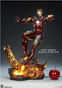 MAQUETTE BY SIDESHOW IRON MAN MARK VII LIGHT UP STATUE