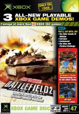 XBOX - XBOX MAGAZINE GAME DISC #47 [AUGUST 2005]