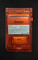 NINTENDO GAMEBOY POCKET CONSOLE - RED TRANSLUCENT (FUNNYPLAYING BACKLIT SCREEN)
