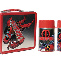 TIN TITANS DEADPOOL LUNCHBOX + BEVERAGE CONTAINER