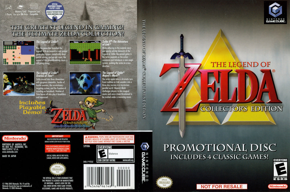 Gamecube - The Legend of Zelda Collector's Edition [CIB]