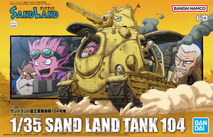 Bandai Model Kit Sand Land 1/35 Sand Land Tank 104