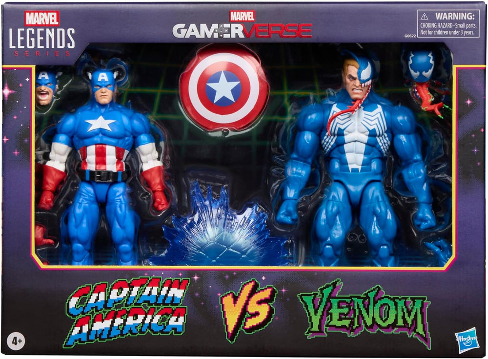 Marvel Legends Gamerverse - Captain America Vs Venom 2 pack