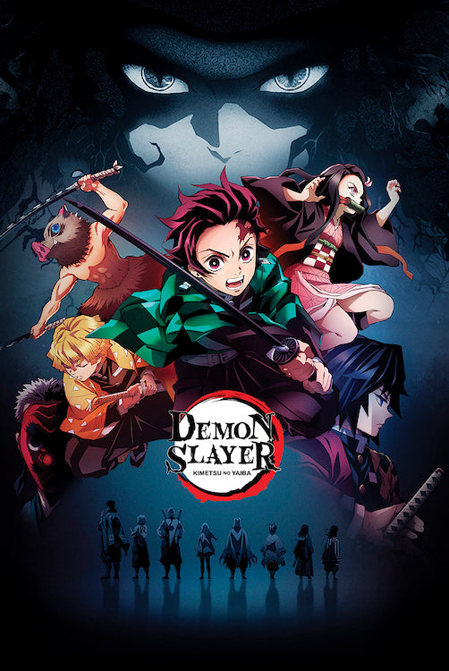 Poster - Demon Slayer Kimetsu (Dark)