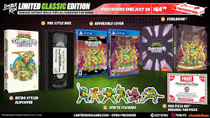 PS4 - TEENAGE MUTANT NINJA TURTLES: SHREDDER'S REVENGE [LIMITED RUN CLASSIC EDITION] [CIB]