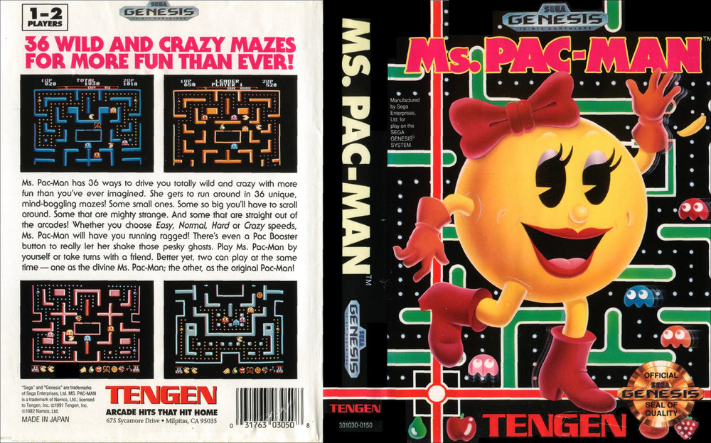 GENESIS - Ms. Pac Man {CIB}