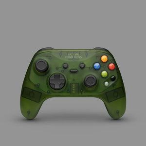 RETRO FIGHTERS - HUNTER ORIGINAL XBOX, SWITCH, & PC CONTROLLER {TRANSPARENT GREEN}