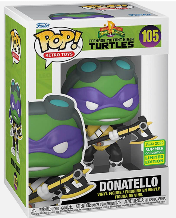 Funko Pop! Donatello (Power Rangers) #105 “Ninja turtles”