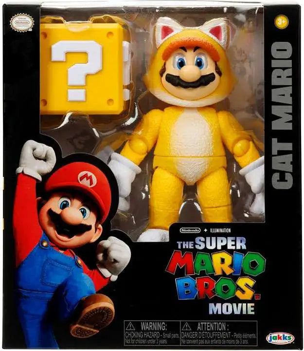 Super Mario Bros. Movie Cat Mario Figure