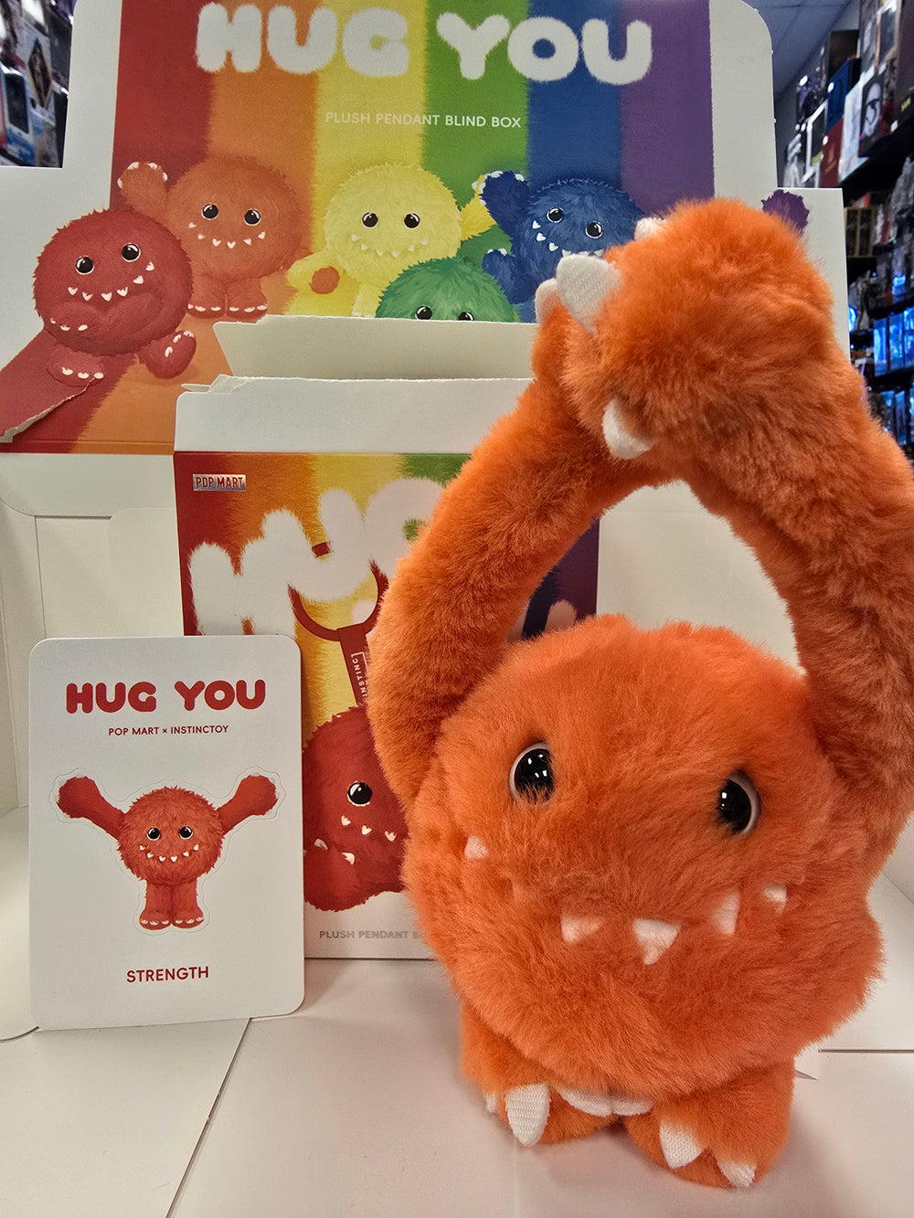 OFFICIAL/AUTHENTIC POPMART X INSTINCT TOY - STRENGTH (ORANGE)