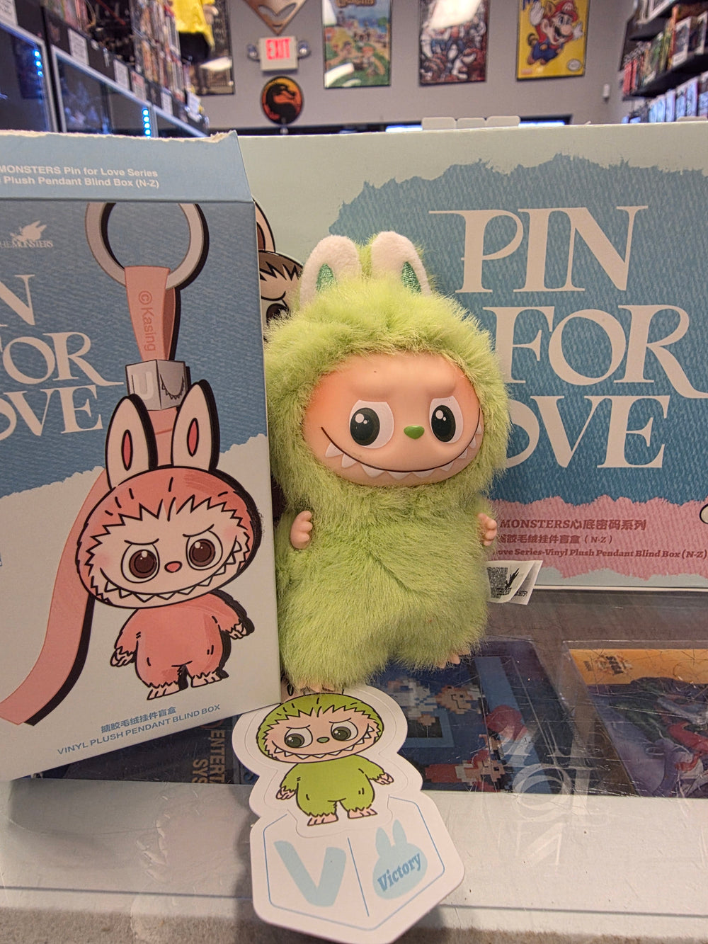 OFFICIAL/AUTHENTIC LABUBU BY POPMART PIN FOR LOVE - LETTER 