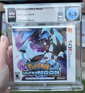 3DS - POKEMON ULTRA MOON WATA GRADED 9.8 A++