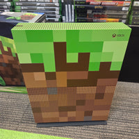 Minecraft Limited Edition XBOX ONE S Console Complete In Box! (Amazing Condition! CIB) 1TB
