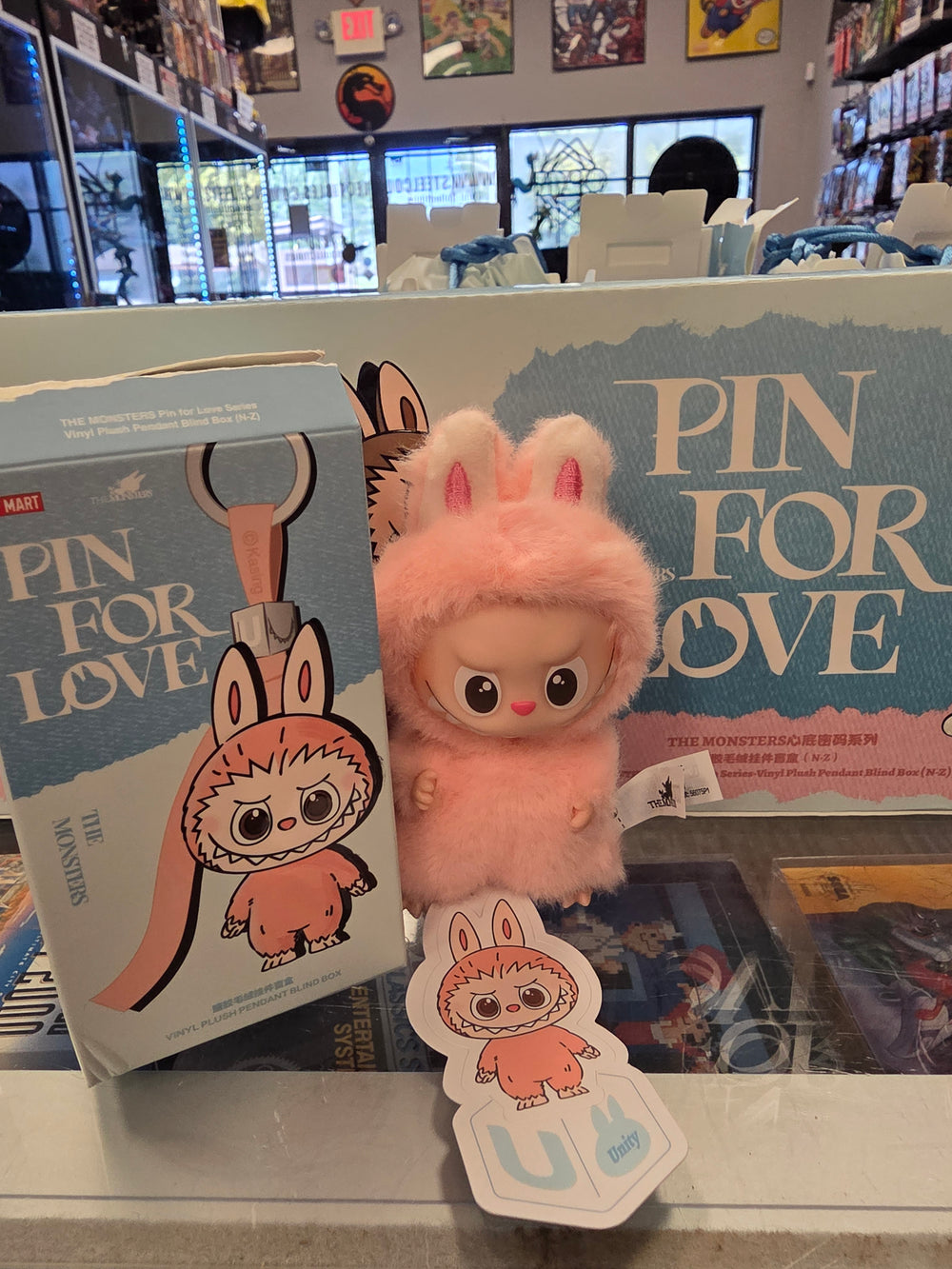 OFFICIAL/AUTHENTIC LABUBU BY POPMART PIN FOR LOVE - LETTER 