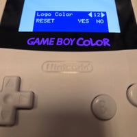 NINTENDO GAMEBOY COLOR CONSOLE - WHITE (IPS BACKLIT TOUCH SCREEN)