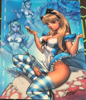 J. SCOTT CAMPBELL'S FAIRYTALE FANTASIES ALICE IN WONDERLAND SIDESHOW EXCLUSIVE STATUE
