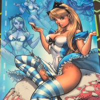 J. SCOTT CAMPBELL'S FAIRYTALE FANTASIES ALICE IN WONDERLAND SIDESHOW EXCLUSIVE STATUE