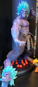 SIDESHOW PCS STREET FIGHTER ONI AKUMA (MAD DEMON VERSION) LIGHT-UP STATUE