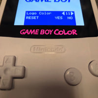 NINTENDO GAMEBOY COLOR CONSOLE - WHITE (IPS BACKLIT TOUCH SCREEN)