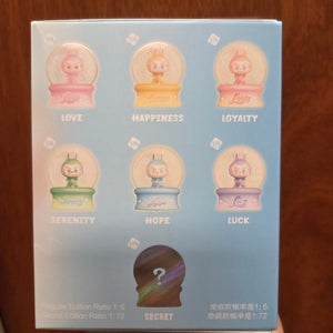 Big Into Energy Labubu Crystal Ball Blind Box (Snow Globe) - 1 Sealed Mystery Box