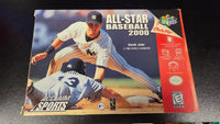 N64 - ALL-STAR BASEBALL 2000 [NO MANUAL, INCLUDES INSERTS & POSTER]
