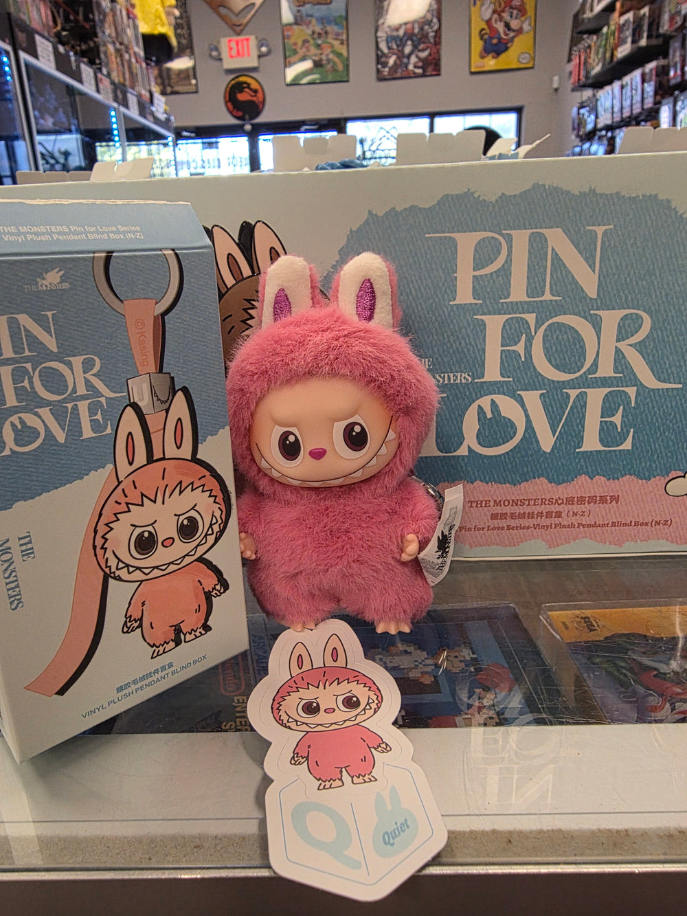 OFFICIAL/AUTHENTIC LABUBU BY POPMART PIN FOR LOVE - LETTER 