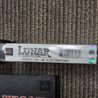 PLAYSTATION - LUNAR SILVER STAR STORY COMPLETE *PUNCH HOLE ON SPINE OF SEALED JEWEL CASE INDICATES EMPLOYEE / PROMOTIONAL GAME* [BIG BOX DOES NOT HAVE PUNCH HOLE, ONLY JEWEL CASE]

