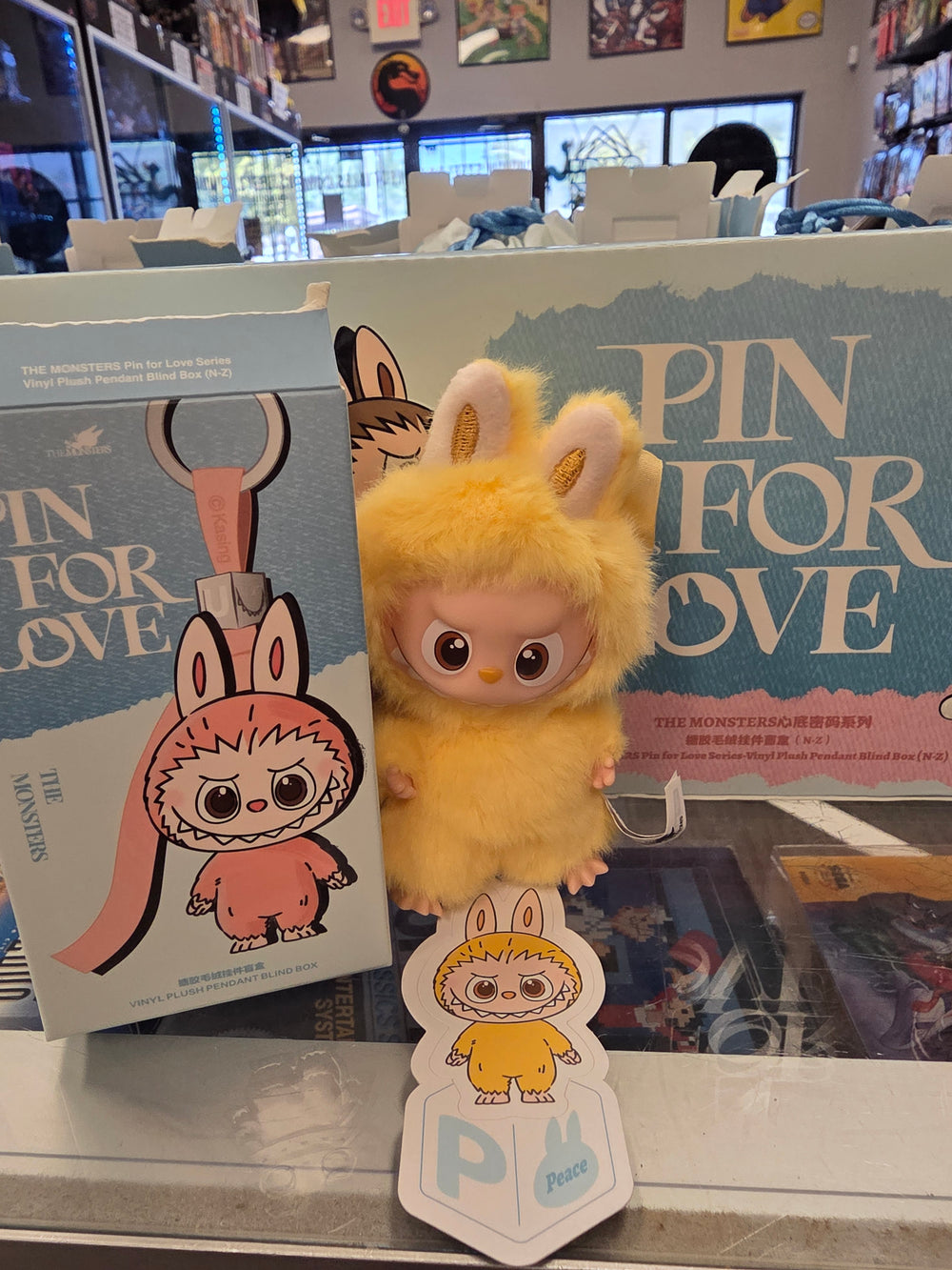 OFFICIAL/AUTHENTIC LABUBU BY POPMART PIN FOR LOVE - LETTER 