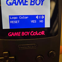 NINTENDO GAMEBOY COLOR CONSOLE - BLACK (IPS BACKLIT TOUCH SCREEN)

