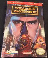 NES - WIZARDS AND WARRIORS III KUROS VISIONS OF POWER [CIB]
