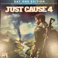 PS4 - JUST CAUSE 4 (DAY ONE EDITION STEELBOOK) {SEALED ON TOP/BOTTOM}