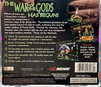 PLAYSTATION - WAR GODS [CIB] *PUNCH HOLE ON SPINE INDICATES EMPLOYEE / PROMOTIONAL GAME*
