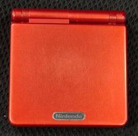 NINTENDO GBA SP (AGS-001) CONSOLE - FLAME RED
