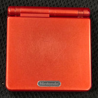NINTENDO GBA SP (AGS-001) CONSOLE - FLAME RED