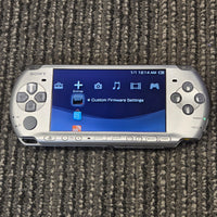 SONY PSP (MYSTIC SILVER) CONSOLE {MODEL-3001} *UMD REGION FREE FOR MOVIES & GAMES*
