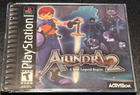 PLAYSTATION - ALUNDRA 2 [CIB] *PUNCH HOLE ON SPINE INDICATES EMPLOYEE / PROMOTIONAL GAME*
